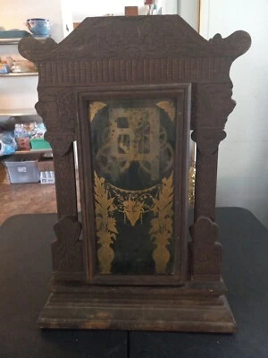 Antique WM.Gilbert Clock Co. Wind Mantel Clock movement works Parts Only - Image 1 of 4