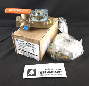 AGF TESTanDRAIN 1011-A Pressure Relief Valve Kit: 1" NPT, 5.6 K Orifice Test And - Picture 1 of 14
