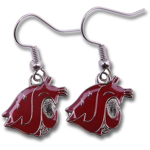 Washington State Cougars Dangler Earrings Cover