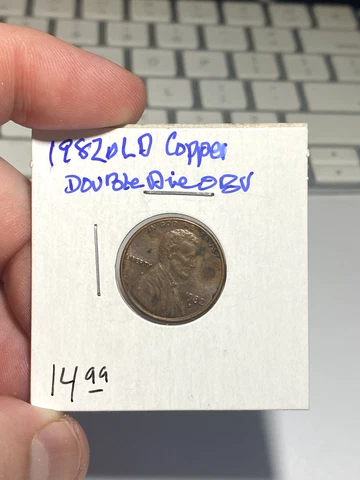 1982 P United States 1 Cent Error Coin - Double Die (OBV) Cover