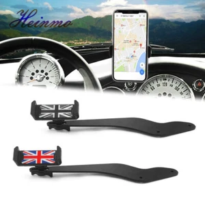 Union Jack Car Phone Holder Mount For R50 R53 R52 02-08 Cooper S JCW ONE D - Zdjęcie 1 z 9