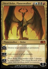 MTG Nicol Bolas, Planeswalker EXC-Nicol Bolas, Planeswalker-m13