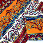 Bright Colors Boho Cotton Shams Pillowcases Set Of 2 Orange Red Blue Floral