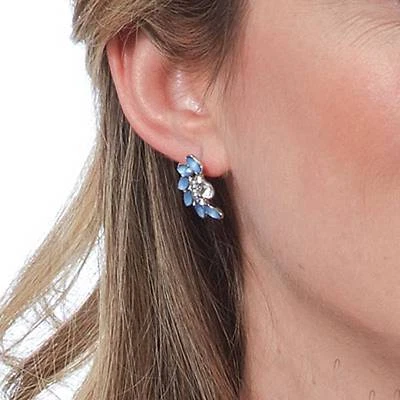 PENDIENTES "OASIS" Park Lane - Dorado con Azul Brillante - Original $31 - ¡Bonitos! Foto 1 de 2