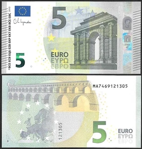 European Union / Portugal 5 Euro 2013 P 26m UNC Serial Prefix M - Picture 1 of 1