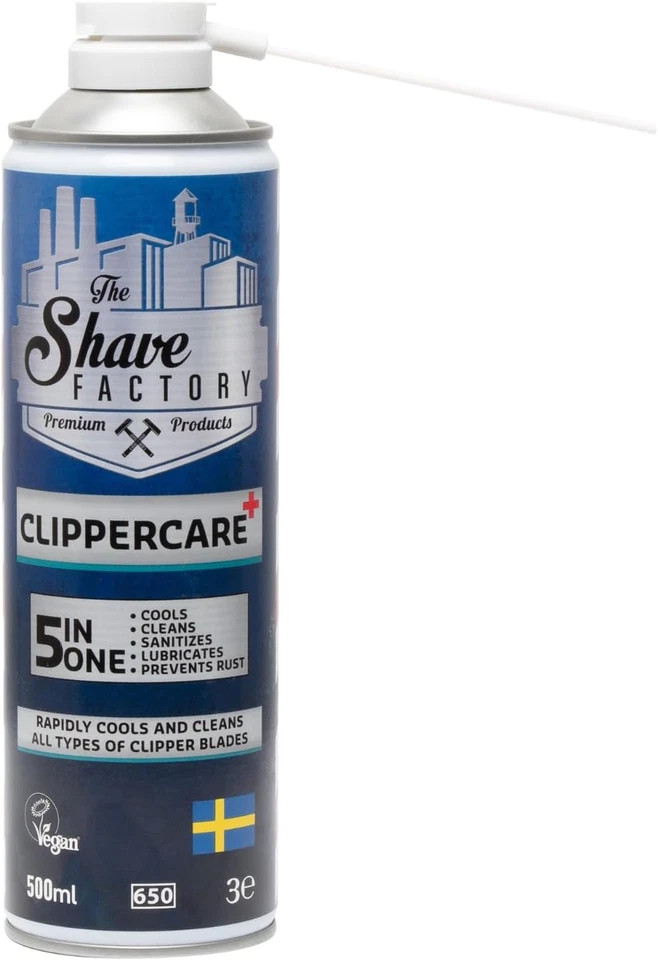 KANAR, INC THE SHAVE FACTORY 5-In-1 Disinfectant Spray for Hair Clipper Machines 500 Ml