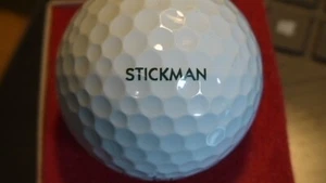 Vintage "STICKMAN" Golf Ball ***Titleist 44 ProV1*** -L08 - Picture 1 of 3
