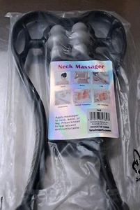 Cervical Neck Massager Black Manual Relieve Muscle Pain - Picture 1 of 3