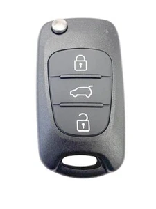RFC 3 botones estuche llave abatible para Kia Rio Remoto Llavero 2009 2010 2011 2012 2013 2014 - Imagen 1 de 8