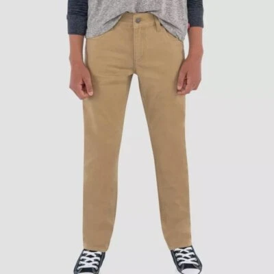 Pantalón ajustado Levi's 511 Big Boys - 16R - Beige - Nuevo sin etiquetas - ENVÍO GRATUITO Foto 1 de 3