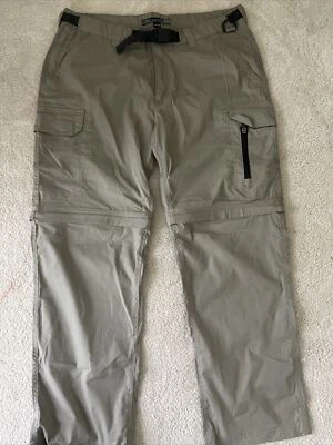 BC Clothing Lightweight Convertible Stretch Cargo Pants&Shorts(Sand,XLx30) - Image 1 of 4