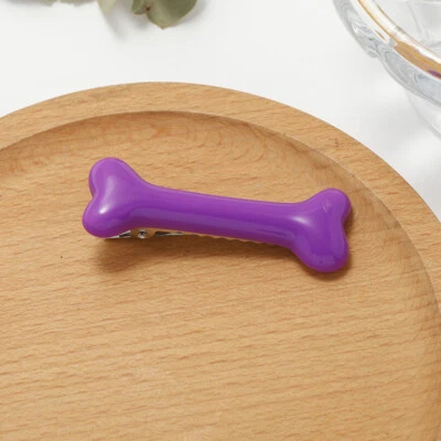 4 piezas pinzas para el cabello de hueso de perro horquillas pasadores de cocodrilo accesorios para el cabello para niñas Foto 1 de 4