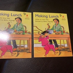 Lot 2 Making Lunch by Feely, Jenny Books Alphabooks Level 5 Sundance - Picture 1 of 3