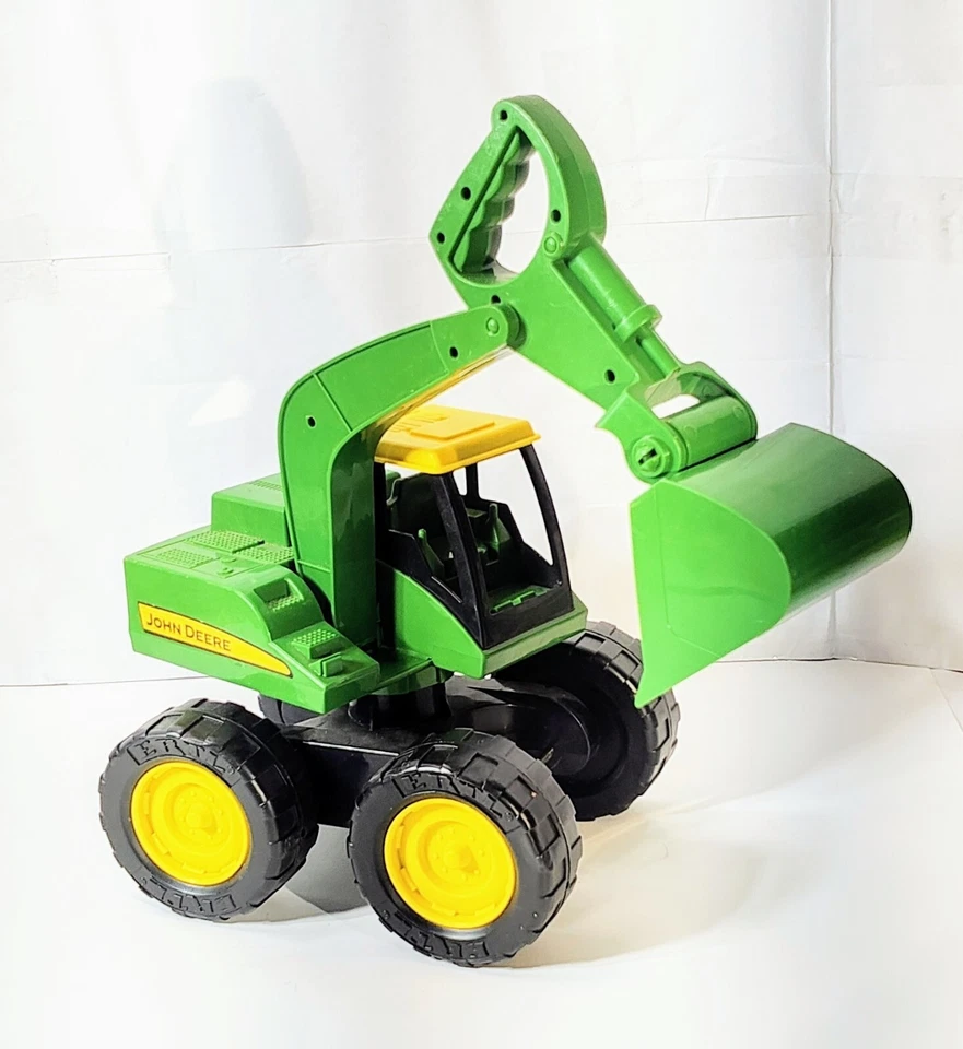 John Deere Large Front End Loader ERTL Plastic BIG Toy Kids Scoop Tractor 19” - Image 1 of 3