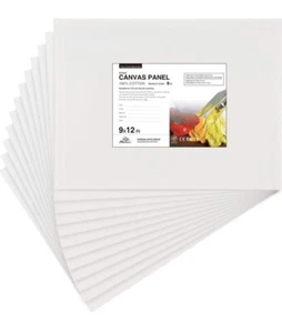 2 Packs Of 12. PHOENIX Painting Canvas-medium.  All 9x12. New! - Picture 1 of 4