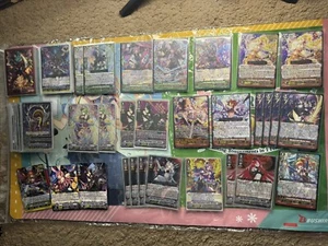 Cardfight Vanguard Pale Moon Deck Silver Thorn Deck High Rarity with Sleeves - Picture 1 of 6