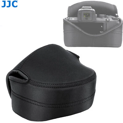 JJC Black Neoprene Water Resistant Pouch Case Bag Fujifilm X-S10+15-45mm Lens - Image 1 of 4