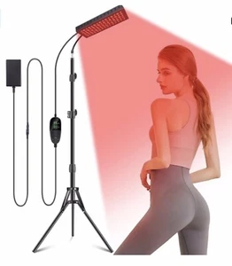 Red Light Therapy Lamp With Adjustable Tripod – – New￼ - Picture 1 of 2