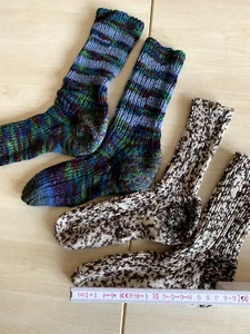 Handarbeit Halbsocken selbstgestrickt für Jugendliche 35 -37 - Bild 1 von 5