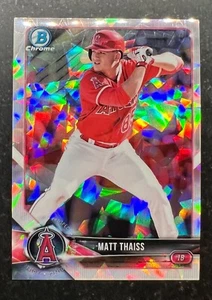 2018 Bowman Chrome Prospects Atomic Refractor Matt Thaiss #61 - Picture 1 of 2