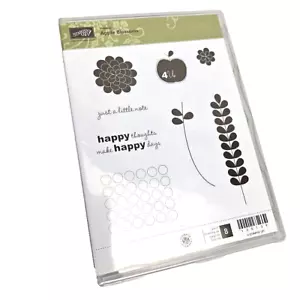 Stampin Up Hostess Apple Blossoms Stamp Set Crafts Scrapbook Retired Stampin' Up - Picture 1 of 8