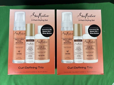 Trio definidor de rizos de coco e hibisco de humedad de karité 2 unidades Foto 1 de 4