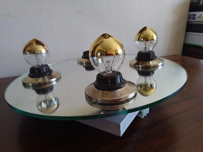 A Vintage Four Light Mirror Wall Lamp by Fischer Leuchten Germany 1980s. - Image 1 of 4