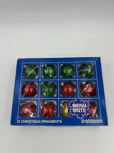 Mini bola de vidrio brillante Brite adornos navideños - Imagen 1 de 2