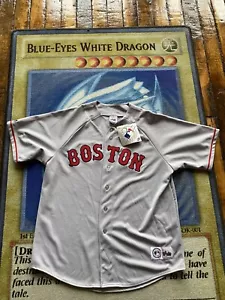 NWT Vintage 2004 Majestic 6400 Gray Boston Red Sox Men's Stitched MLB Jersey XL - Picture 1 of 8