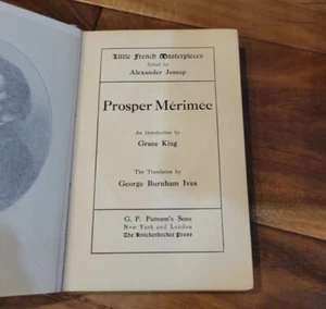 Antique Book-Little French Masterpieces-Prosper Mérimée by Grace King - Picture 1 of 9