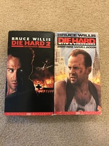 Die Hard VHS Lot, #2 & #3, Bruce Willis - Picture 1 of 10