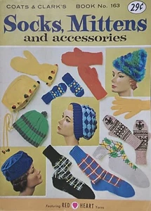 Vintage 1965 Coats & Clark's Socks, Mittens, and Accessories Pattern Book - Picture 1 of 7