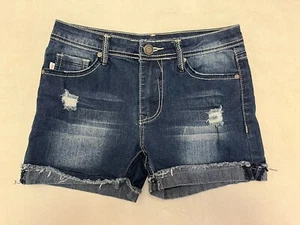 Tommy Bahama Girls Sz JR 14 Dark Wash Denim Shorts 26”x3” 5 Pocket EUC! - Picture 1 of 10