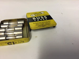 C 1 3/4 AMP BUSSMAN SICHERUNGEN 5 STÜCK NOS - Bild 1 von 1