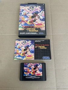 Sega Megadrive World of Illusion Mickey Mouse & Donald Duck Pal Fast Despatch - Picture 1 of 24