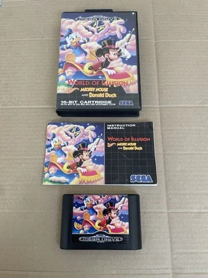 Sega Megadrive World of Illusion Mickey Mouse & Donald Duck Pal Fast Despatch - Image 1 of 4