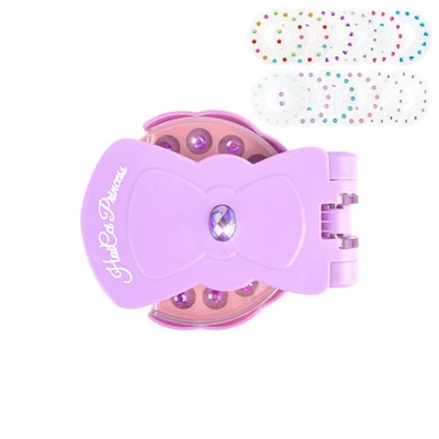 Kit de cabello con pedrería, gemas brillantes para el cabello para niñas, sello de gemas para cabello Bling Bling Foto 1 de 4