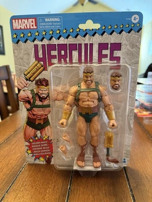 Figura de acción Hasbro Marvel Legends Hércules retro cardada Foto 1 de 2