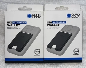 QUAD LOCK MAG ACCESSORY WALLET QMA-WLT 9348943051637 New 2 Pack Bundle - Zdjęcie 1 z 3