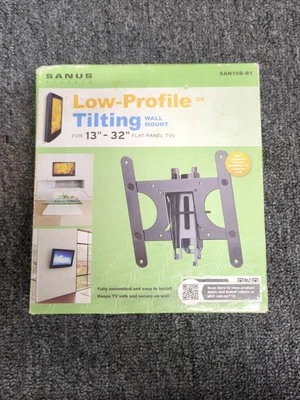 Низкопрофильное наклонное настенное крепление Sanus от 13 до 32 дюймов - Изображение 1 из 3