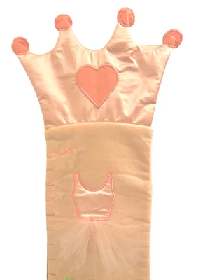 Corderos e hiedra princesa rosa bailarina niñas pequeñas guardería colgante de pared tabla de cultivo Foto 1 de 4