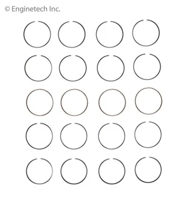 Комплект поршневых колец для 97–04 Ford Mercury Escort Focus Tracer S84864-STD - Изображение 1 из 4