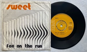 SWEET 'Fox On The Run / Miss Demeanor' 1975 Turkish 7" vinyl - Picture 1 of 1