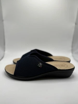 Sandalias FLY FLOT Malla Microfibra Mules Zapatillas Toboganes Azul Marino Talla 38 o 7.5 Foto 1 de 4