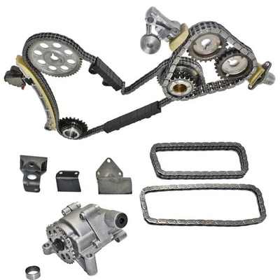 Timing Chain Kit For 2001-04 Chevy Tracker 2.5L/2.7L 6Cyl DOHC w/ Gears/Oil Pump - Image 1 of 4