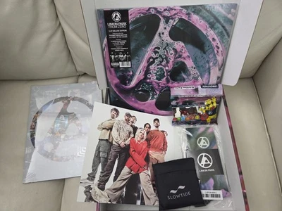 LINKIN PARK From Zero Promo Box 2LP Green Vinyl, Socks, Candy, Book, Rainwear - Image 1 of 4