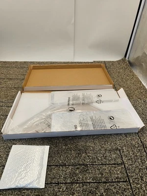 DuraClear Acrylic Corner Monitor Stand for Desk Corners -3.5" Elevation Triangle - Image 1 of 4