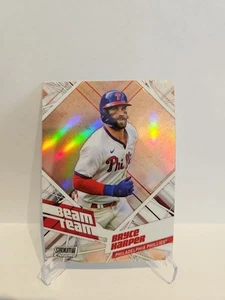 2021 TOPPS STADIUM CLUB CHROME BRYCE HARPER BEAM TEAM INSERT#BTC-4 - Picture 1 of 2
