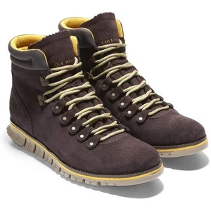 Neu ohne Etikett Cole Haan Zerogrand Wildleder Wanderstiefel braun/gelb Schnürverschluss - 11,5 - Bild 1 von 9