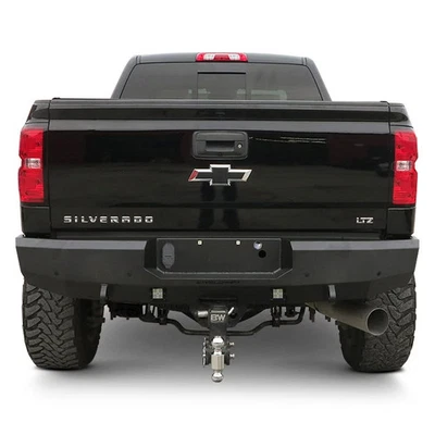 For Chevy Silverado 3500 HD 11-19 Bumper Fortis Full Width Textured Black Rear - Изображение 1 из 4